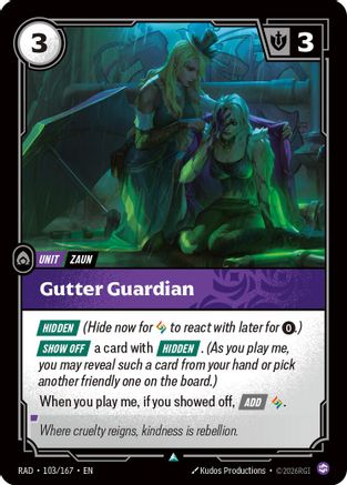 Image of Gutter Guardian (103/167) - Radiance Foil