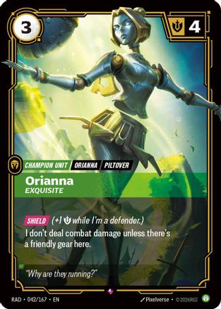 Image of Orianna, Exquisite (042/167) - Radiance Foil