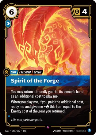 Image of Spirit of the Forge (066/167) - Radiance Foil