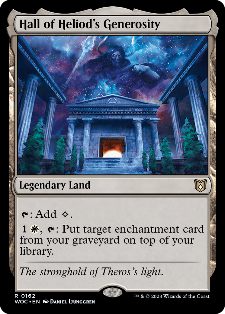 Image of Hall of Heliod's Generosity (WOC-162) - Wilds of Eldraine Commander