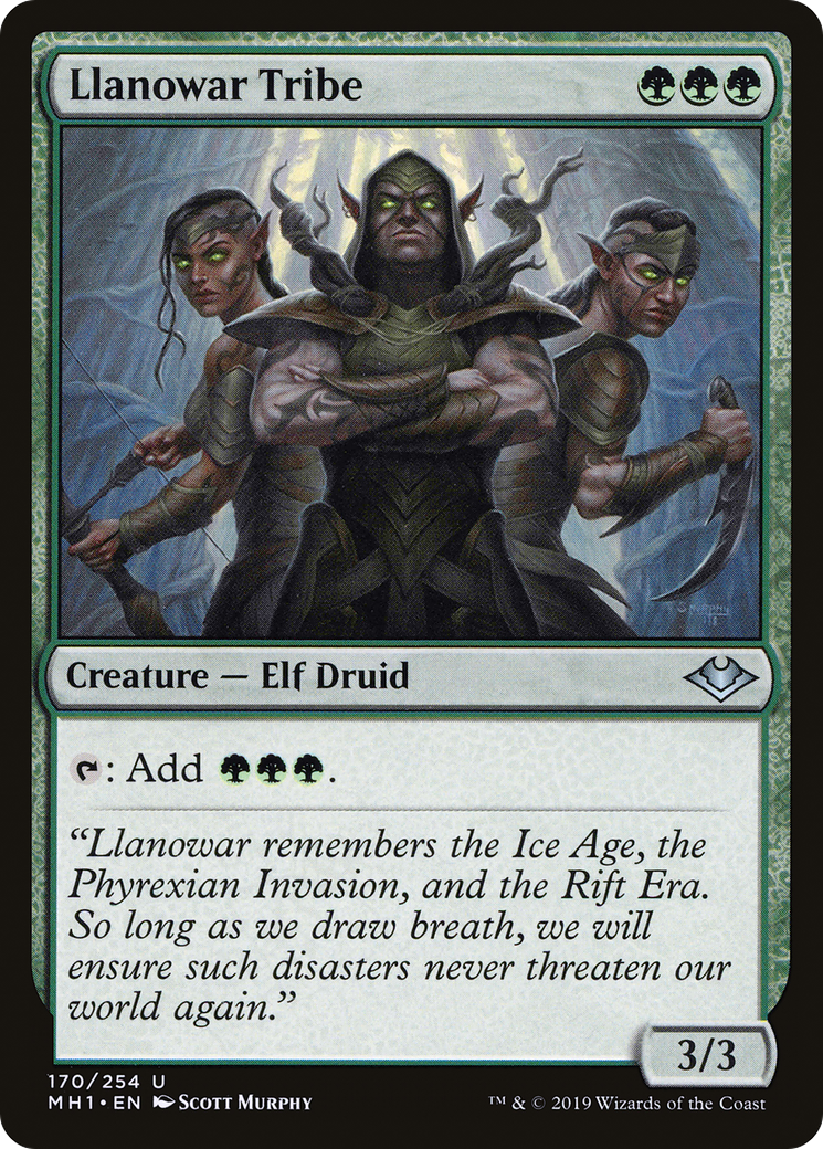 Image of Llanowar Tribe (MH1-170) - Modern Horizons