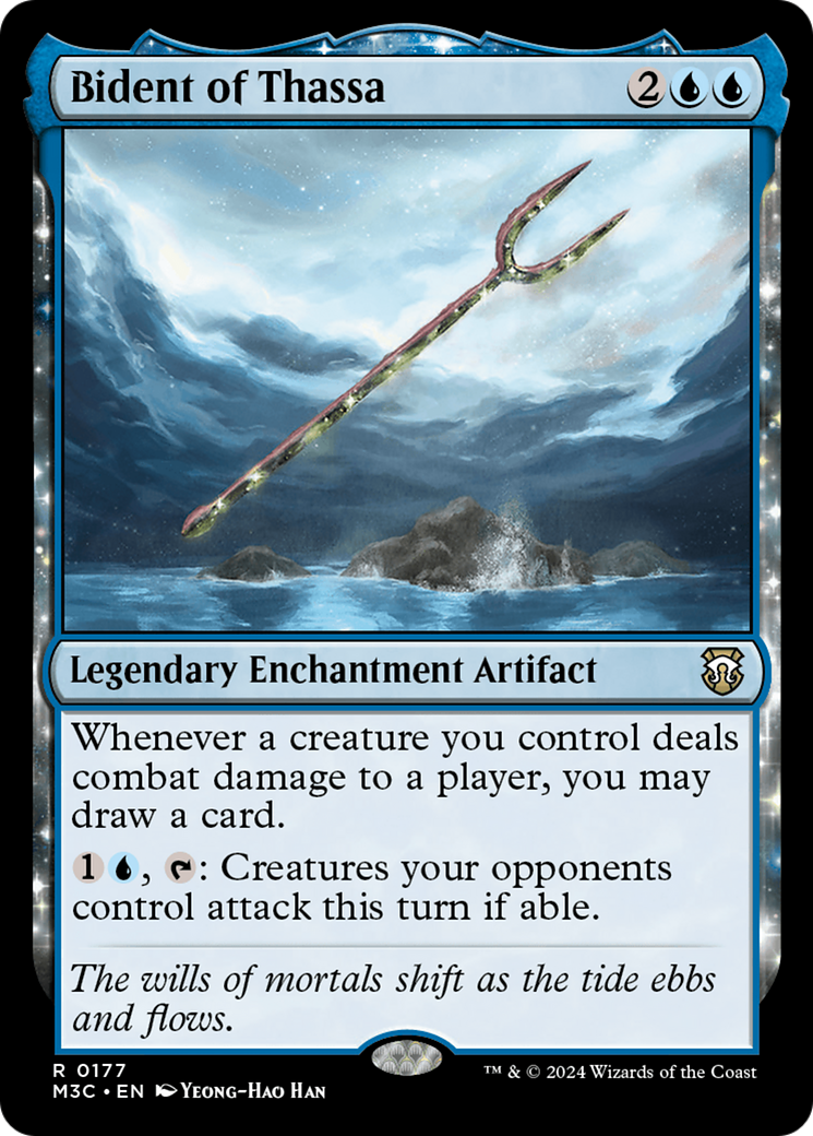 Image of Bident of Thassa (M3C-177) - Modern Horizons 3 Commander