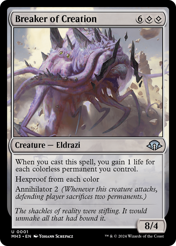 Image of Breaker of Creation (MH3-001) - Modern Horizons 3 Foil