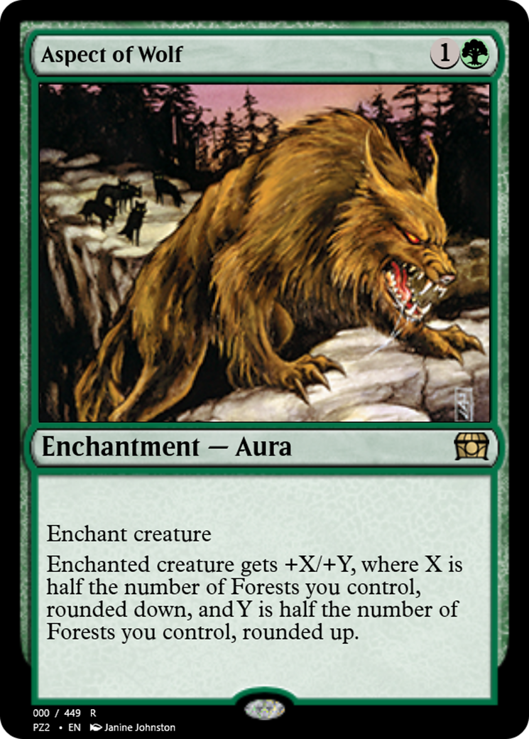 Image of Aspect of Wolf (PZ2-65819) - Treasure Chest Foil