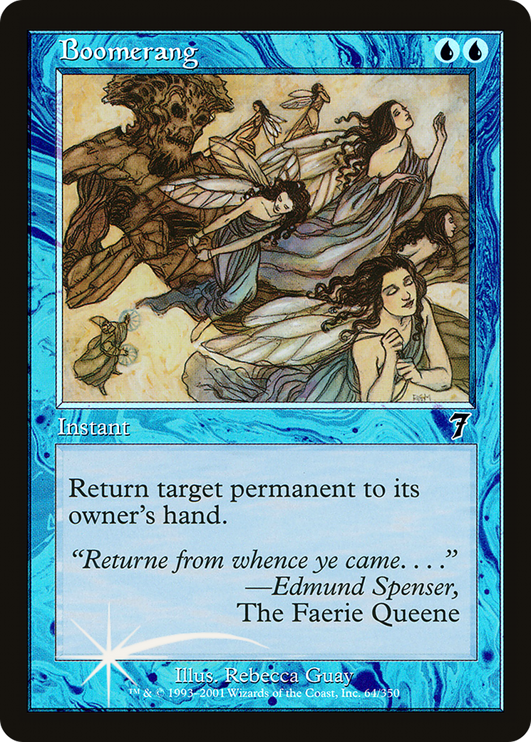 Image of Boomerang (7ED-064) - 7th Edition Foil