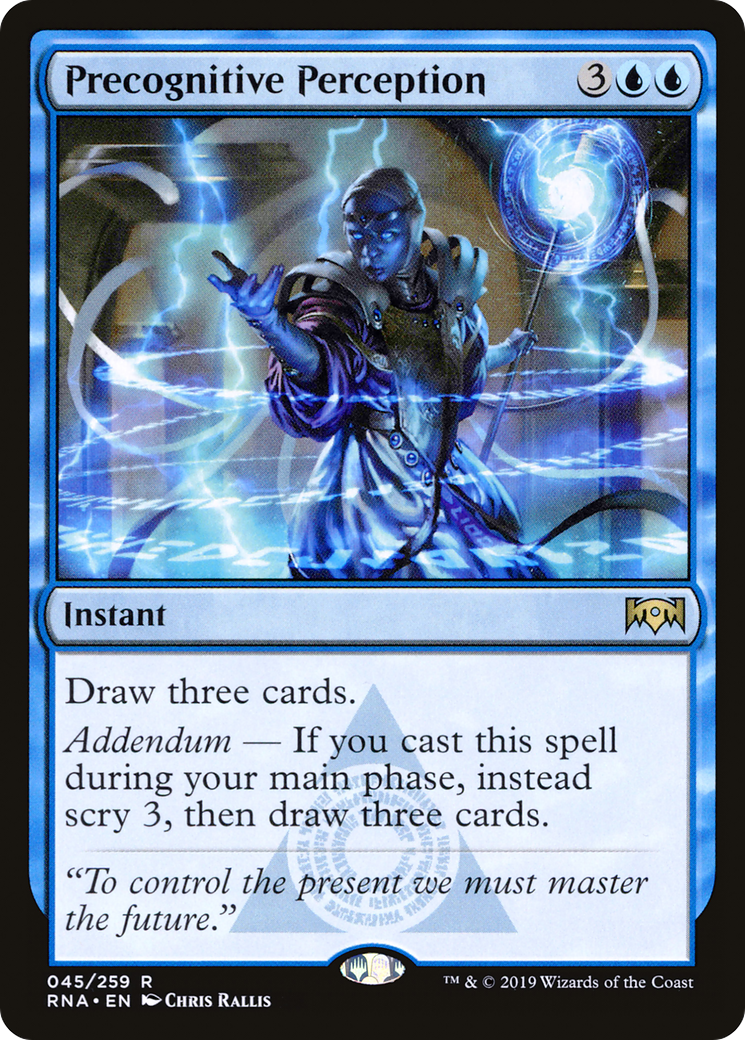 Image of Precognitive Perception (RNA-045) - Ravnica Allegiance