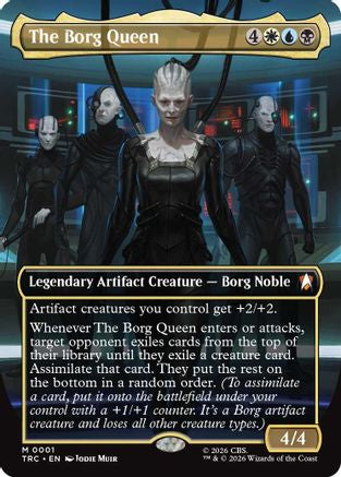 Image of The Borg Queen (Borderless) (TRC-001) - Commander: Star Trek