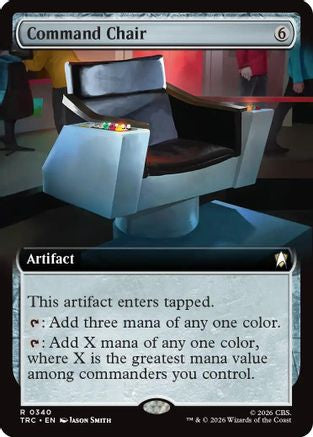 Image of Command Chair (Extended Art) (TRC-340) - Commander: Star Trek