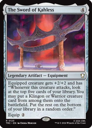 Image of The Sword of Kahless (TRC-123) - Commander: Star Trek