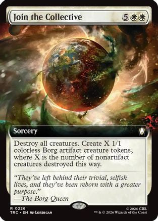 Image of Join the Collective (Extended Art) (TRC-226) - Commander: Star Trek