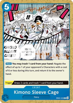 Image of Kimono Sleeve Cage (EB05-029) - Extra Booster: One Piece Heroines Edition Vol. 2