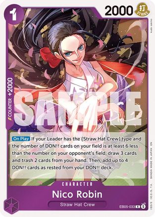 Image of Nico Robin (033) (EB05-033) - Extra Booster: One Piece Heroines Edition Vol. 2 Foil