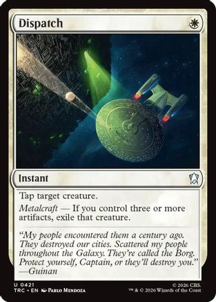 Image of Dispatch (Surge Foil) (TRC-421) - Commander: Star Trek Foil