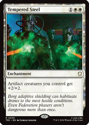 Image of Tempered Steel (Surge Foil) (TRC-430) - Commander: Star Trek Foil