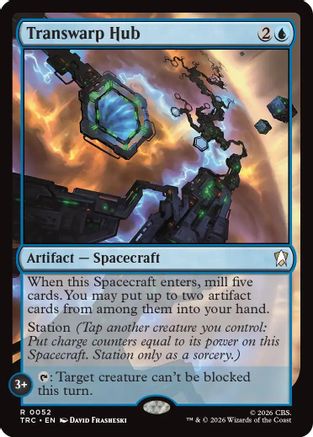 Image of Transwarp Hub (Surge Foil) (TRC-052) - Commander: Star Trek Foil