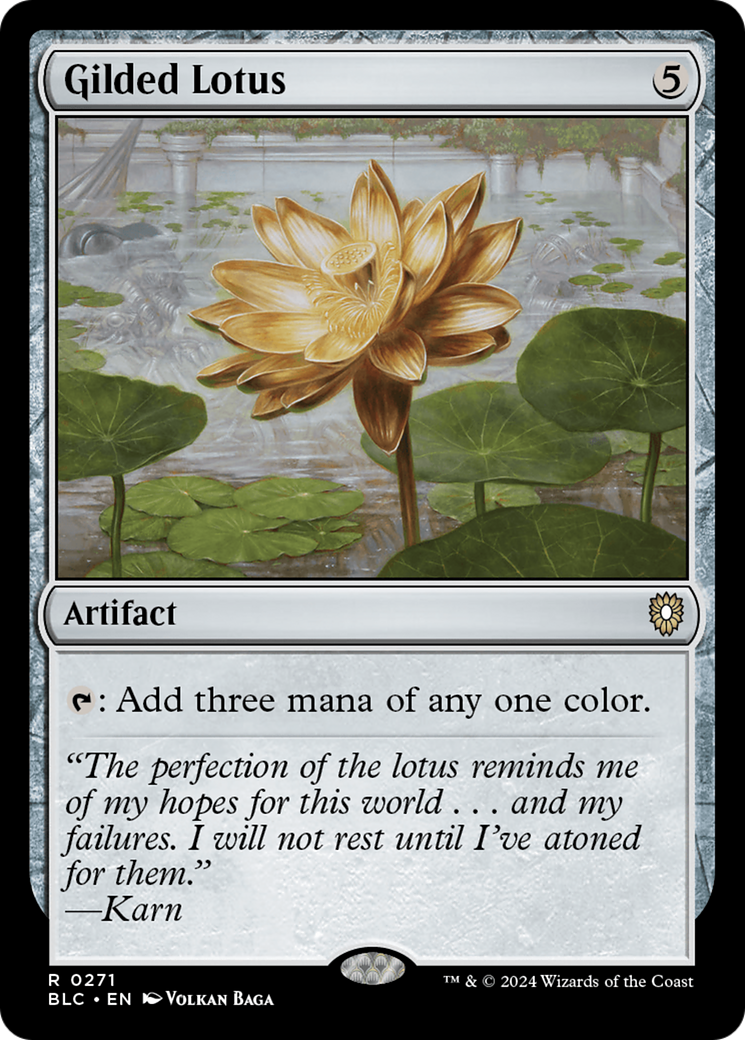 Image of Gilded Lotus (BLC-271) - Bloomburrow Commander