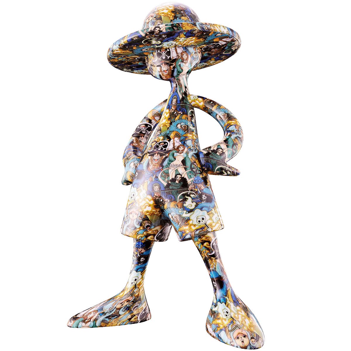 Image of Pre Order One Piece Monkey D. Luffy 20th Anniversary ArtCanvas 1:8 Scale Statue