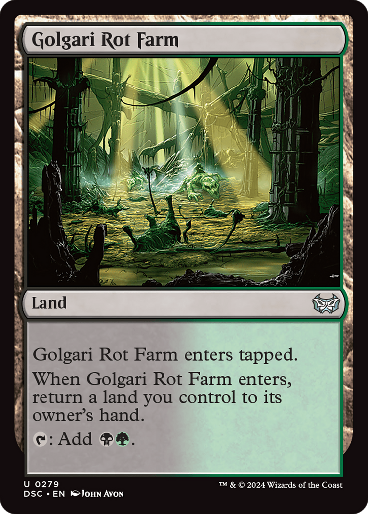 Image of Golgari Rot Farm (DSC-279) - Duskmourn: House of Horror Commander