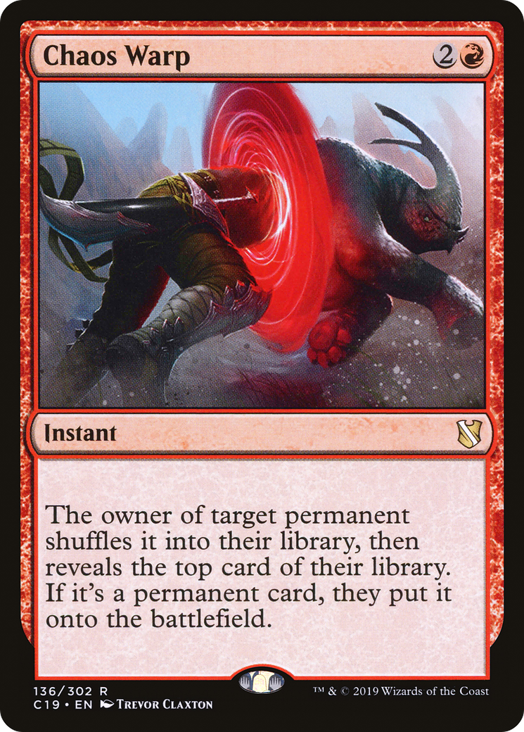 Image of Chaos Warp (C19-136) - Commander 2019