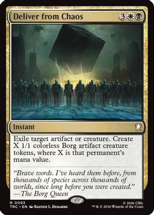 Image of Deliver from Chaos (Surge Foil) (TRC-093) - Commander: Star Trek Foil