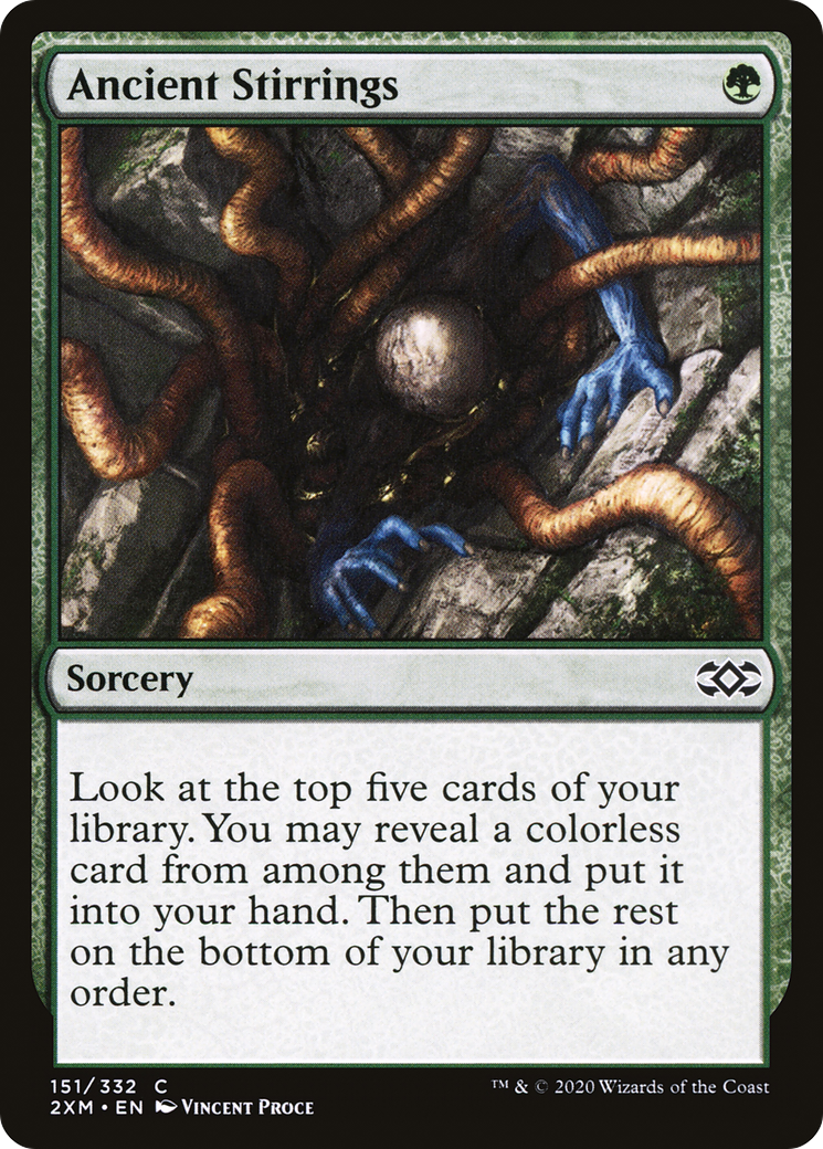 Image of Ancient Stirrings (2XM-151) - Double Masters Foil