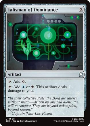 Image of Talisman of Dominance (TRC-505) - Commander: Star Trek