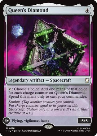 Image of Queen's Diamond (Surge Foil) (TRC-118) - Commander: Star Trek Foil