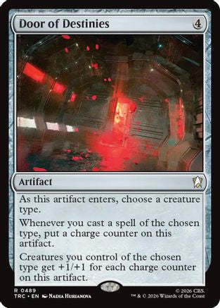 Image of Door of Destinies (Surge Foil) (TRC-489) - Commander: Star Trek Foil