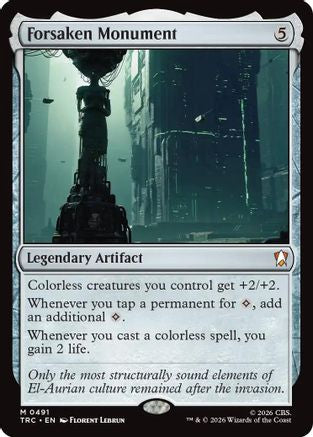 Image of Forsaken Monument (Surge Foil) (TRC-491) - Commander: Star Trek Foil