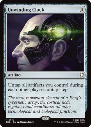 Image of Unwinding Clock (Surge Foil) (TRC-510) - Commander: Star Trek Foil