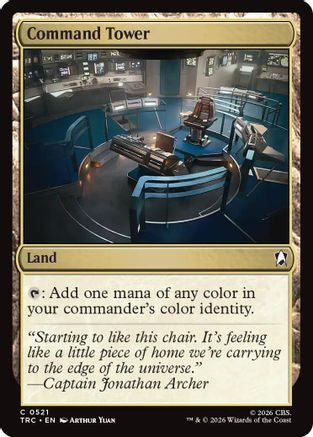 Image of Command Tower (Surge Foil) (TRC-521) - Commander: Star Trek Foil