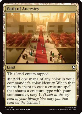 Image of Path of Ancestry (Surge Foil) (TRC-545) - Commander: Star Trek Foil