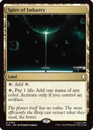 Image of Spire of Industry (Surge Foil) (TRC-562) - Commander: Star Trek Foil
