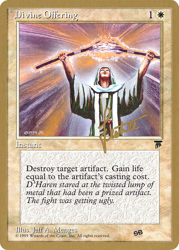 Image of Divine Offering - 1996 Bertrand Lestree (LEG) (SB) (WCD-) - Pro Tour Collector Set