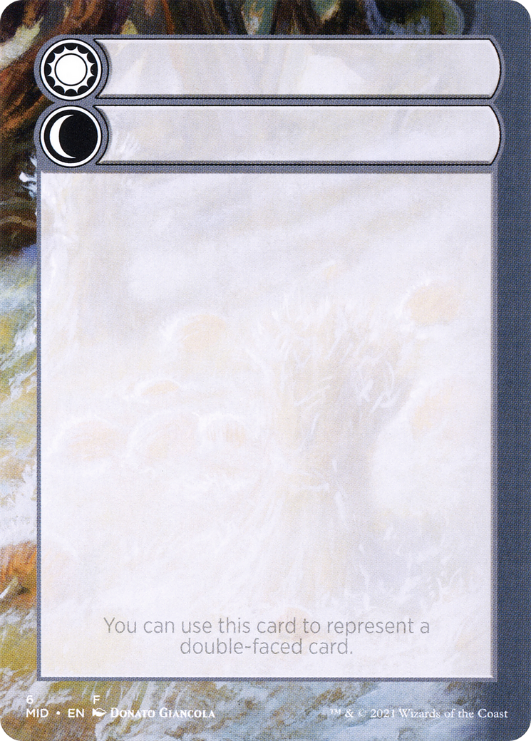 Image of Double-Faced Substitute Card (SMID-006) - Innistrad: Midnight Hunt Substitute Cards (Borderless)
