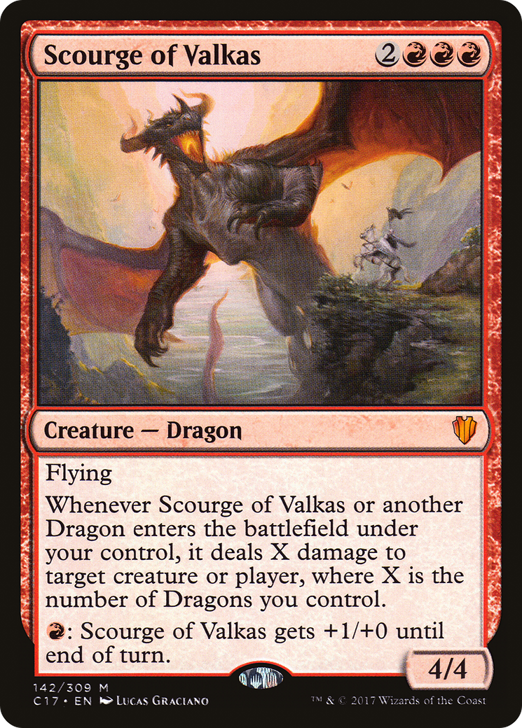 Image of Scourge of Valkas (C17-142) - Commander 2017