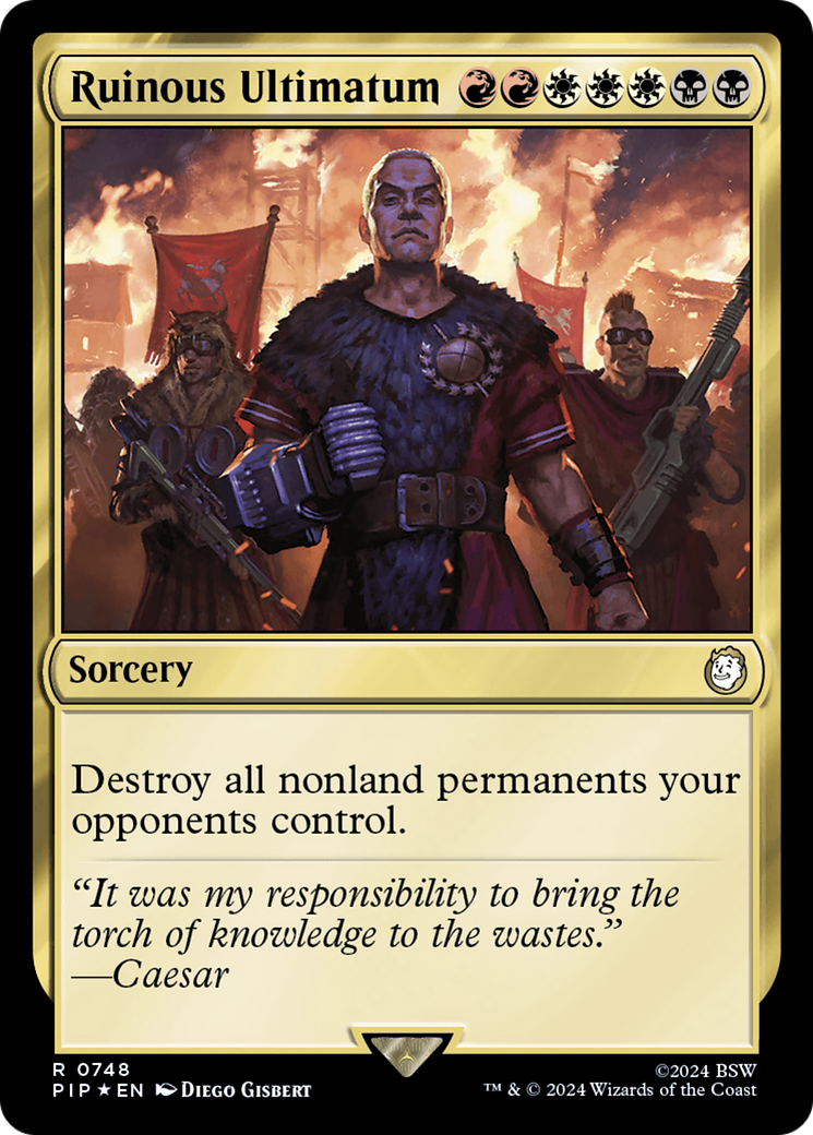 Image of Ruinous Ultimatum (Surge Foil) (PIP-748) - Fallout Foil