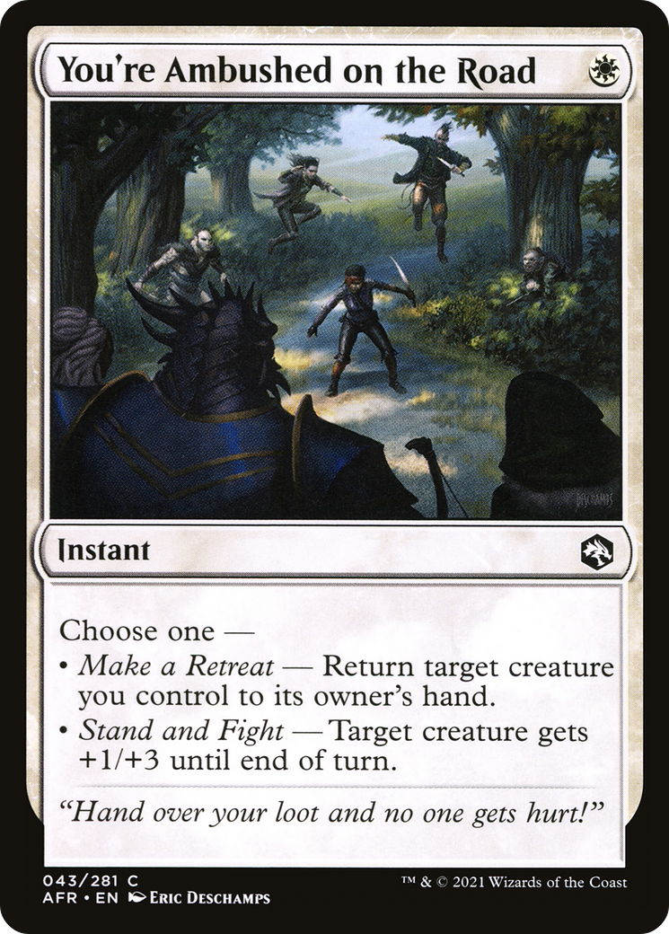 Image of You're Ambushed on the Road (AFR-043) - Adventures in the Forgotten Realms Foil