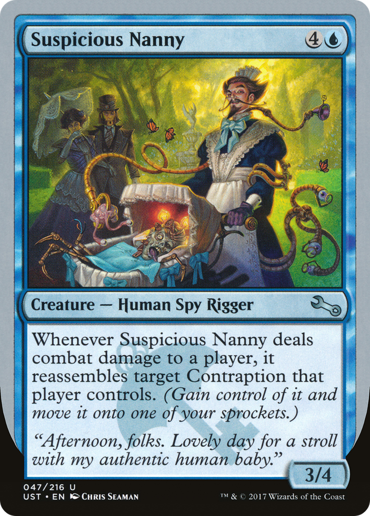 Image of Suspicious Nanny (UST-047) - Unstable Foil