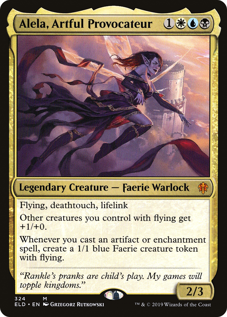 Image of Alela, Artful Provocateur (ELD-324) - Throne of Eldraine
