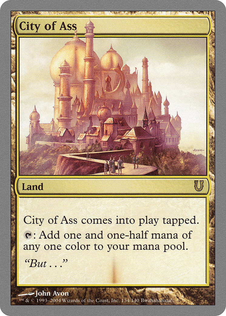 Image of City of Ass (UNH-134) - Unhinged