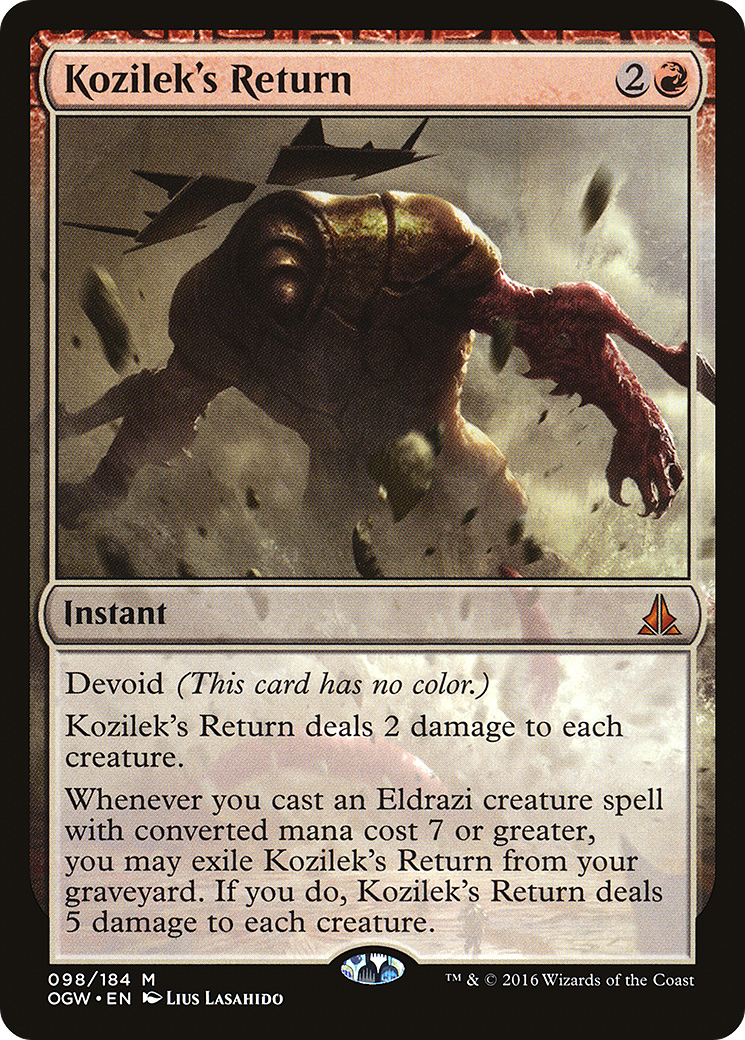 Image of Kozilek's Return (OGW-098) - Oath of the Gatewatch: (devoid)