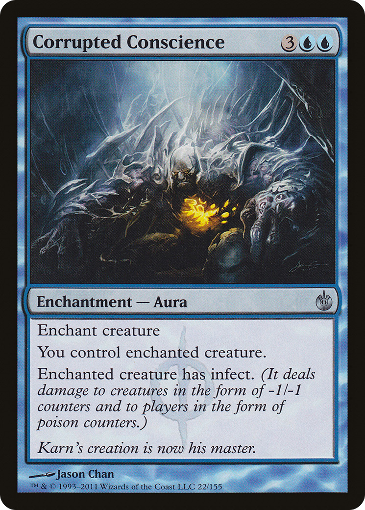 Image of Corrupted Conscience (MBS-022) - Mirrodin Besieged