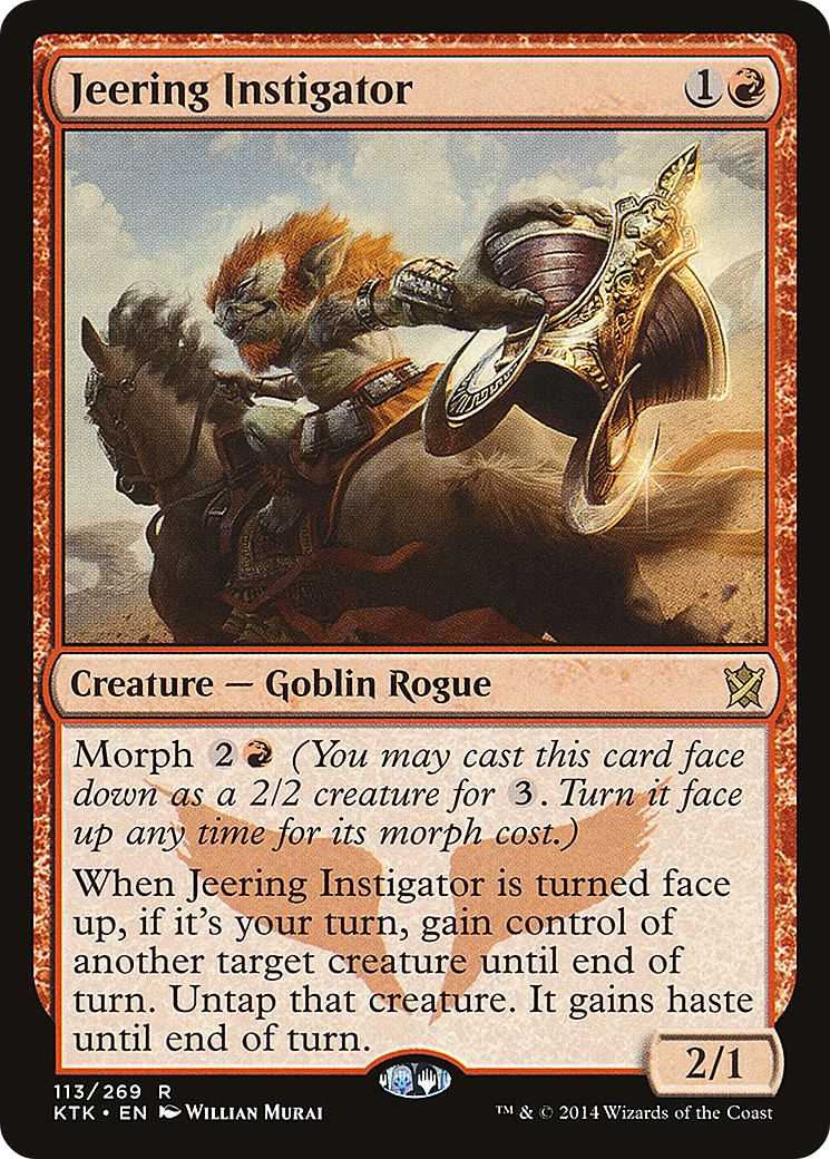 Image of Jeering Instigator (KTK-113) - Khans of Tarkir