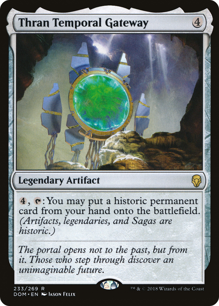 Image of Thran Temporal Gateway (DOM-233) - Dominaria Foil