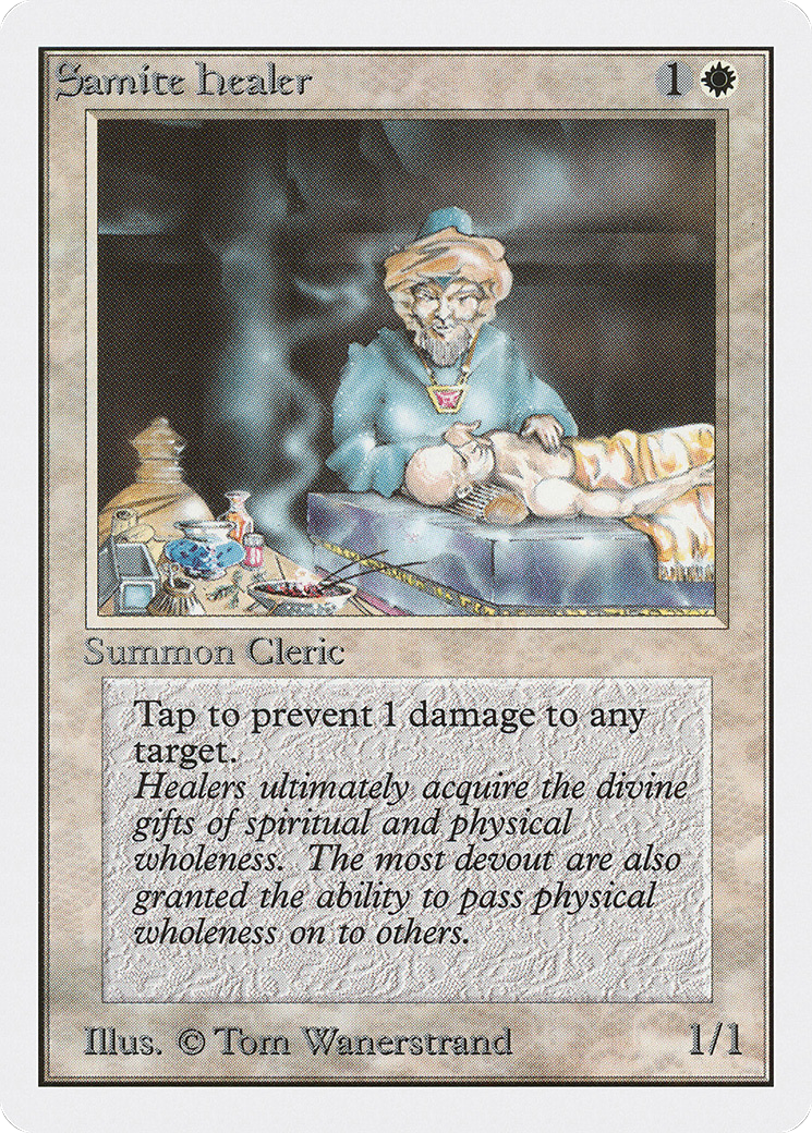 Image of Samite Healer (2ED-) - Unlimited Edition