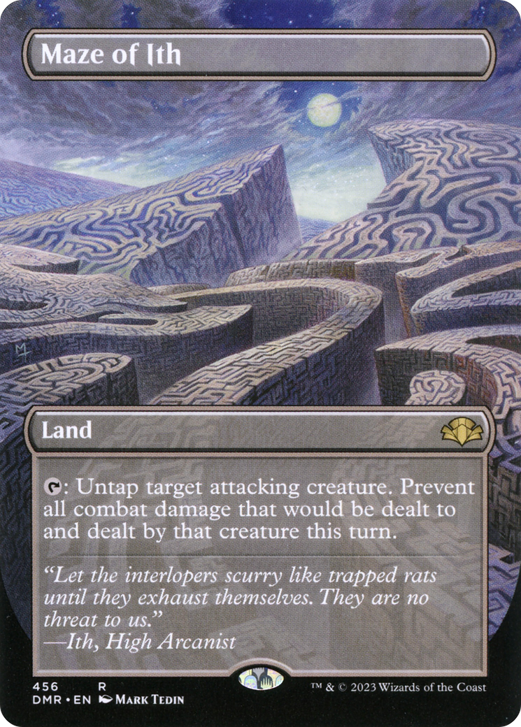 Image of Maze of Ith (Borderless) (DMR-456) - Dominaria Remastered (Borderless) Foil