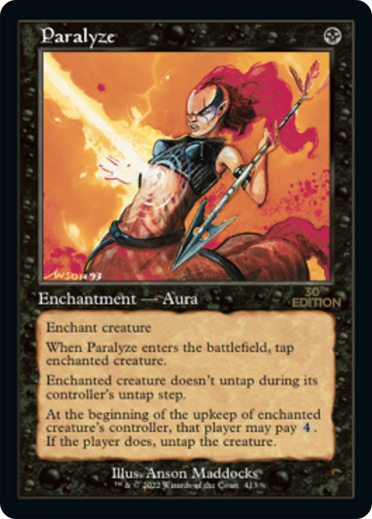 Image of Paralyze (Retro Frame) (30A-413) - 30th Anniversary Edition