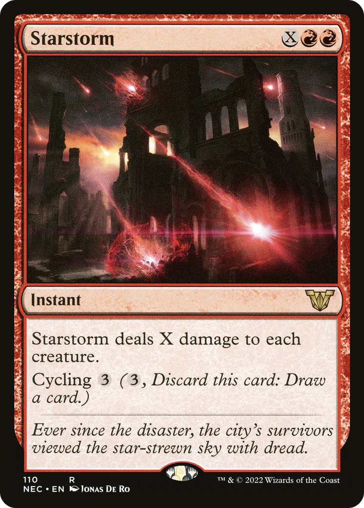 Image of Starstorm (NEC-110) - Neon Dynasty Commander