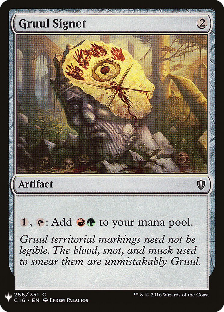 Image of Gruul Signet (LIST-C16-256) - The List